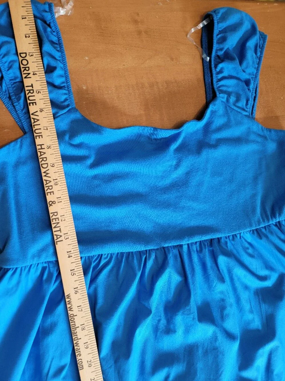Derek Heart Royal Blue Midi Sleeveless Square Neckline Sundress Sz 2X NWT - Picture 7 of 14
